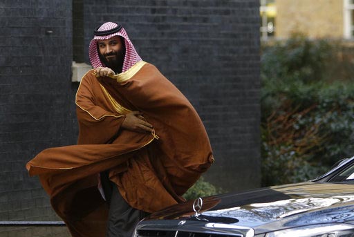 Saudi Arabia's Crown Prince Mohammed bin Salman visits the UK