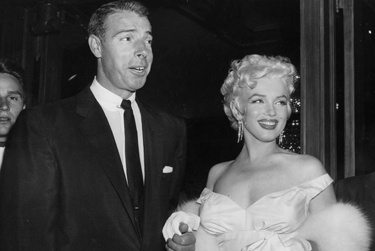 Marilyn Monroe with Joe DiMaggio